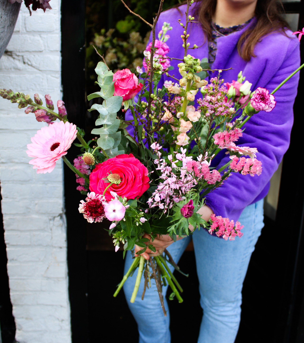 Plukboeket Roze Liefde