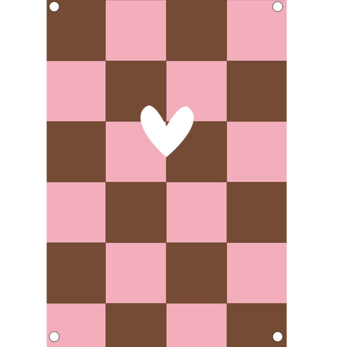 Tuinposter mini / geblokt